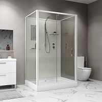 Душевая кабина Niagara Standart ST100/80/15Q/BK Без крыши